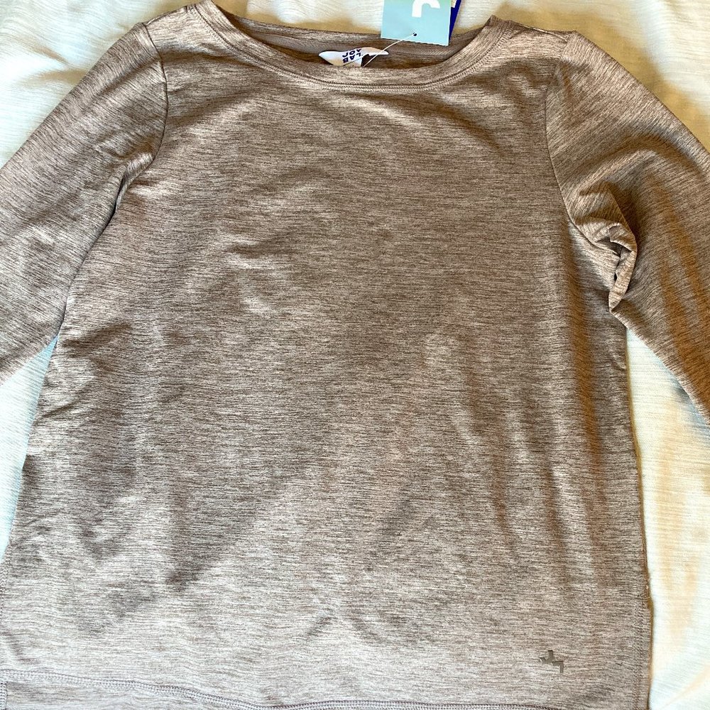 Athleisure Long Sleeve Heather Grey Top